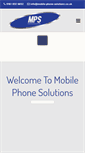 Mobile Screenshot of mobile-phone-solutions.co.uk